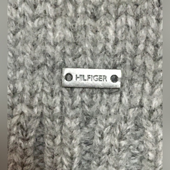 Tommy Hilfiger - Wool Blend Faux Fur Lined Knit Cardigan Fair Isle Print - M - Picture 8 of 11